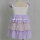 Boutique Purple Embroidered Chiffon Ruffle Girl Dress